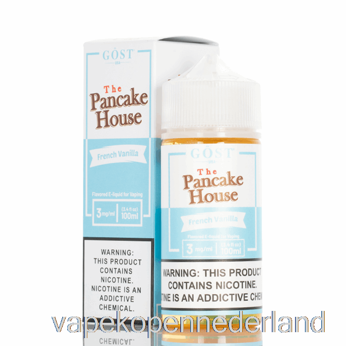 Vape Nederland Franse Vanille - Het Pannenkoekenhuis - Gost Vapor - 100ml 6mg